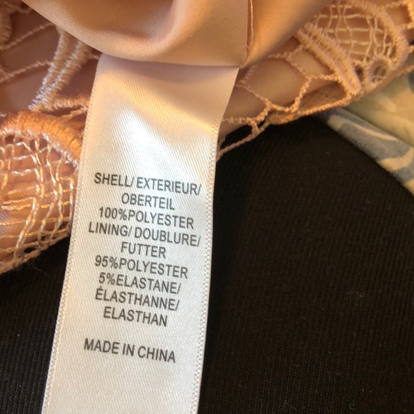 NWT ADRIANNA PAPEL PINK LACE STRAPLESS DRESS - Picture 5 of 5